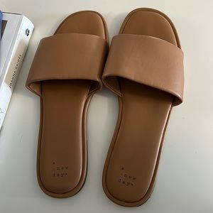 Target a new day slide sandals